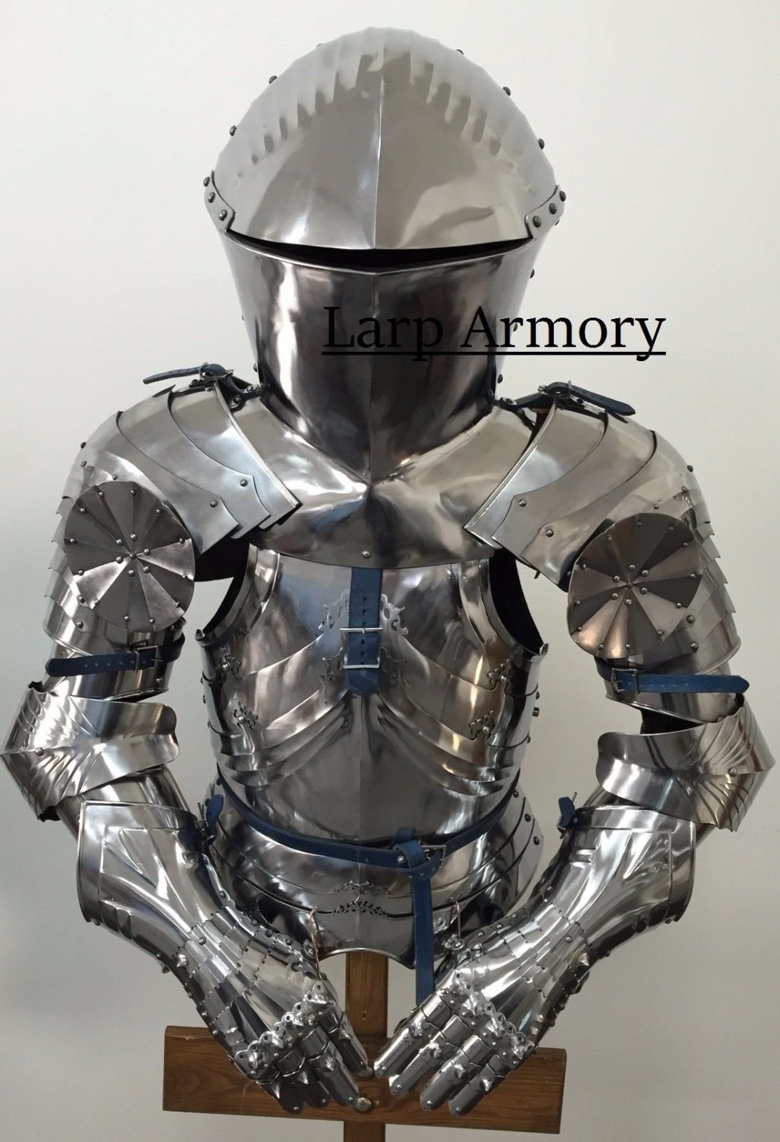 NauticalMart Authentic Knight Suit of Armour Wearable Reenactment Breastplate with Helmet