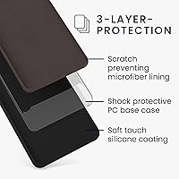 Vista 6 de kwmobile Funda compatible con Huawei P30 Pro - Funda de silicona TPU con acabado suave - Negro mate