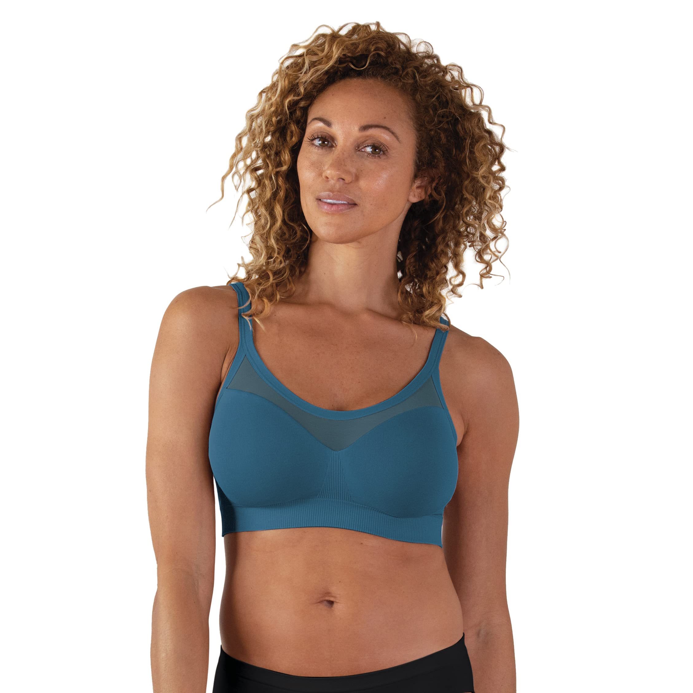 Bravado Designs Sculpt Sheer Seamless and Wireless Everyday Bra | Mesh Accent | B to F Cups