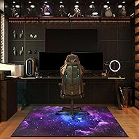 Vista 5 de Tapete para silla de juegos para alfombra de suelo de madera dura y baldosas, alfombra de juegos de 36"x48" para sala de juegos, alfombra