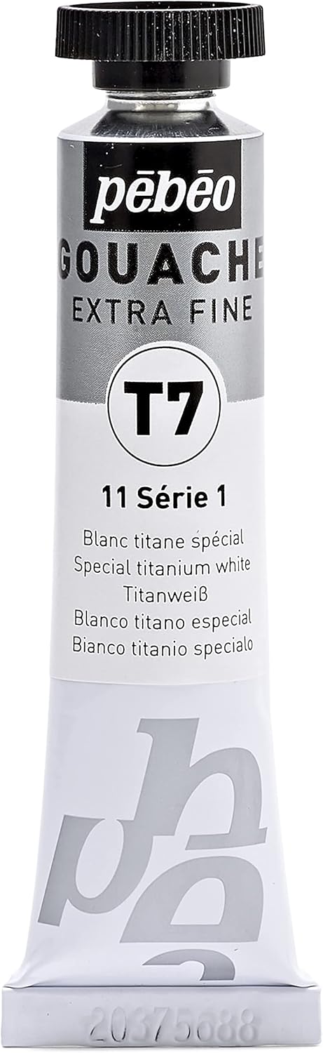 Pébéo Paint Gouache 20 ml Tube Titanium White