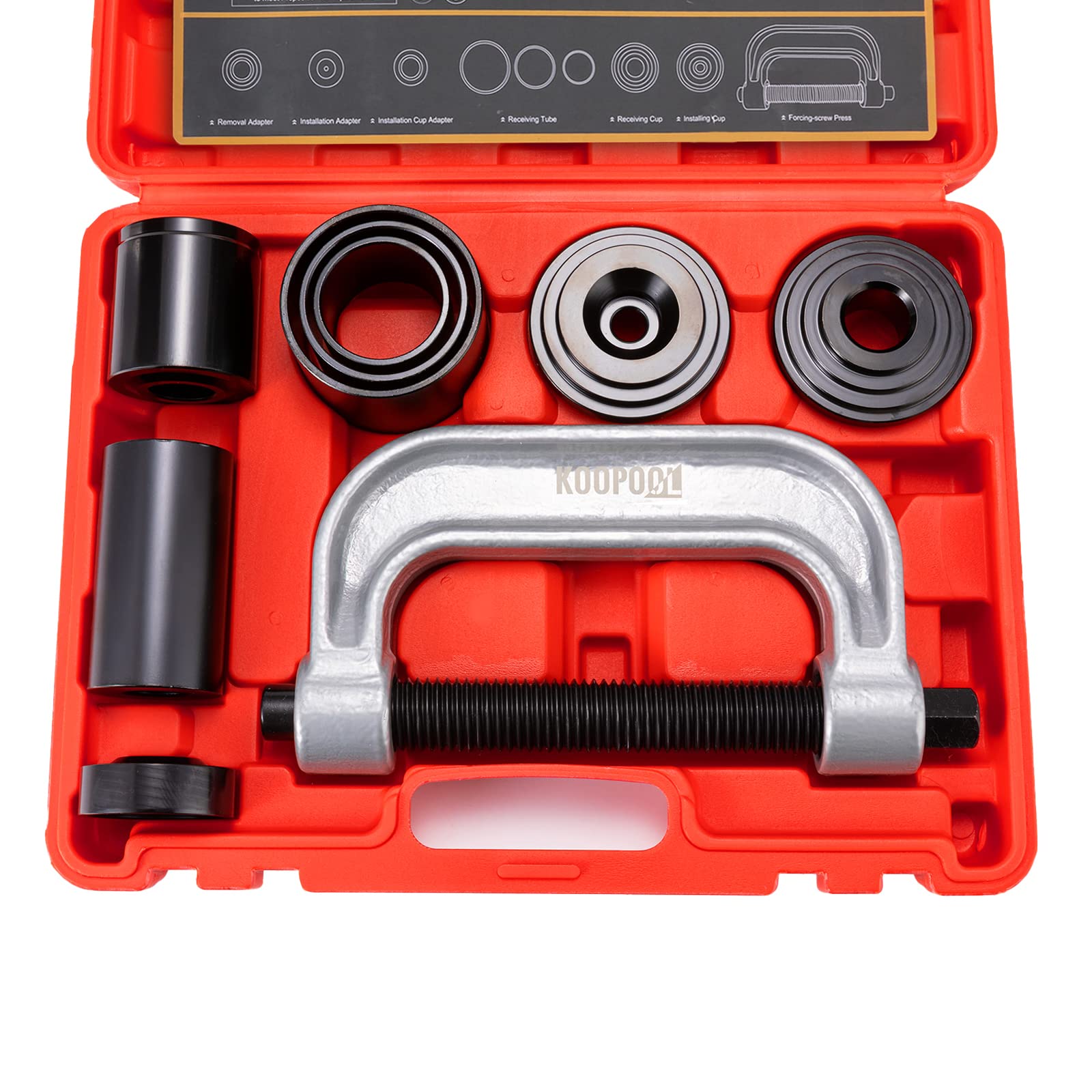 Buy KOOPOOL Ball Joint Press & U Joint Removal Tool Kit 10 PCS for Ball