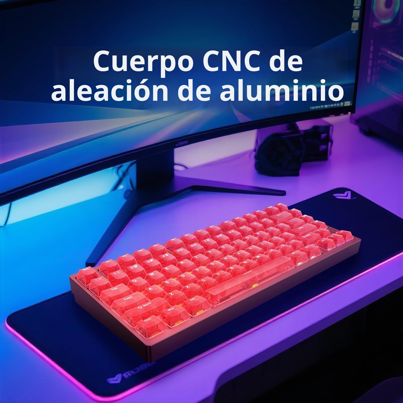 IROK MG75MAX - Teclado con interruptor magnético con cable de 81 teclas, tasa de escaneo de una sola tecla de 256 KHz, nanorrevestimiento PCB impermeable, efecto Hall, teclado de aluminio para juegos