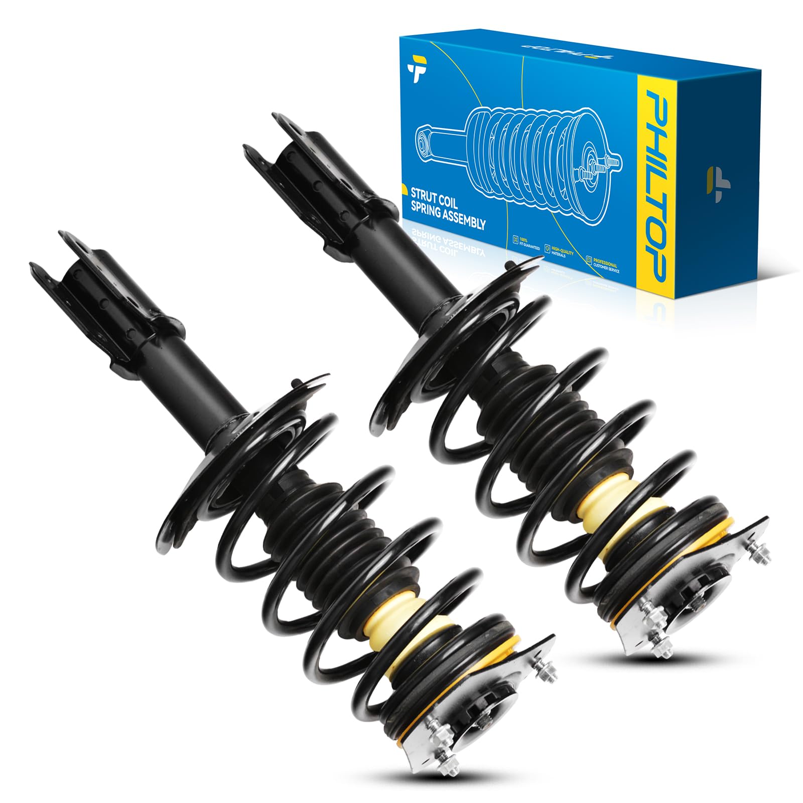 PHILTOP 2-Pack Front Strut Assembly for 2006-2011 Impala 3.5L/3.9L