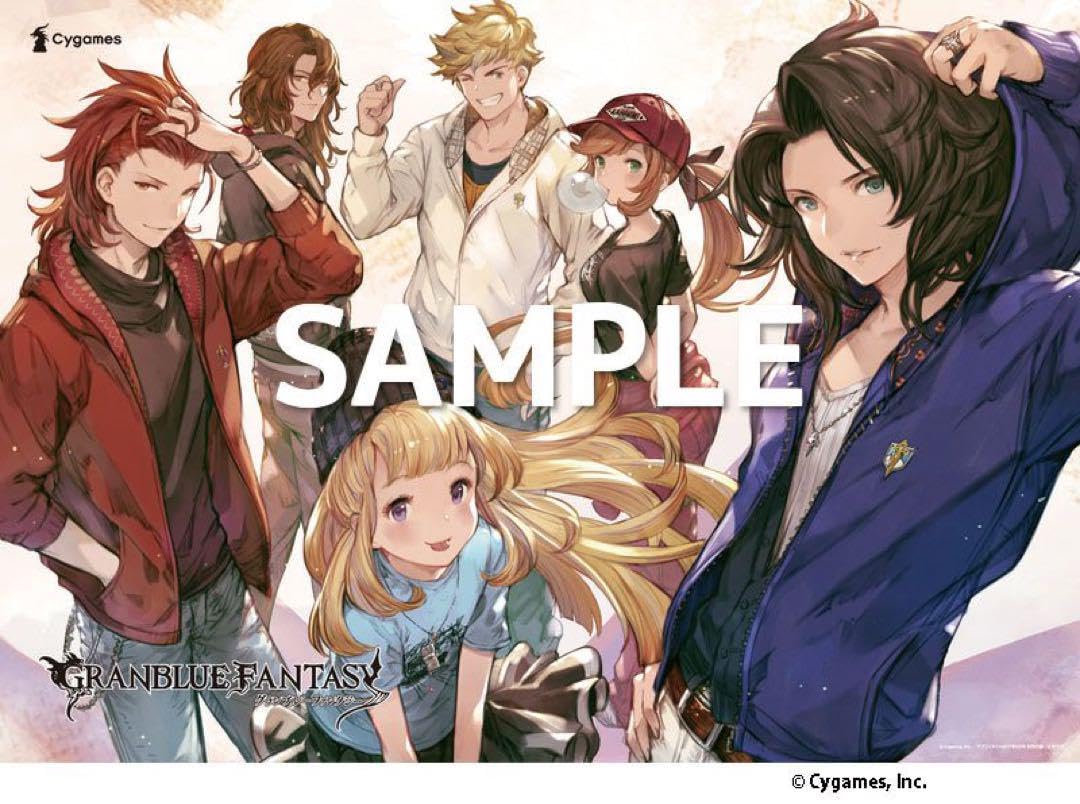 Amazon.co.jp: グラブル b2ポスター エルモート ゼタ ナルメア