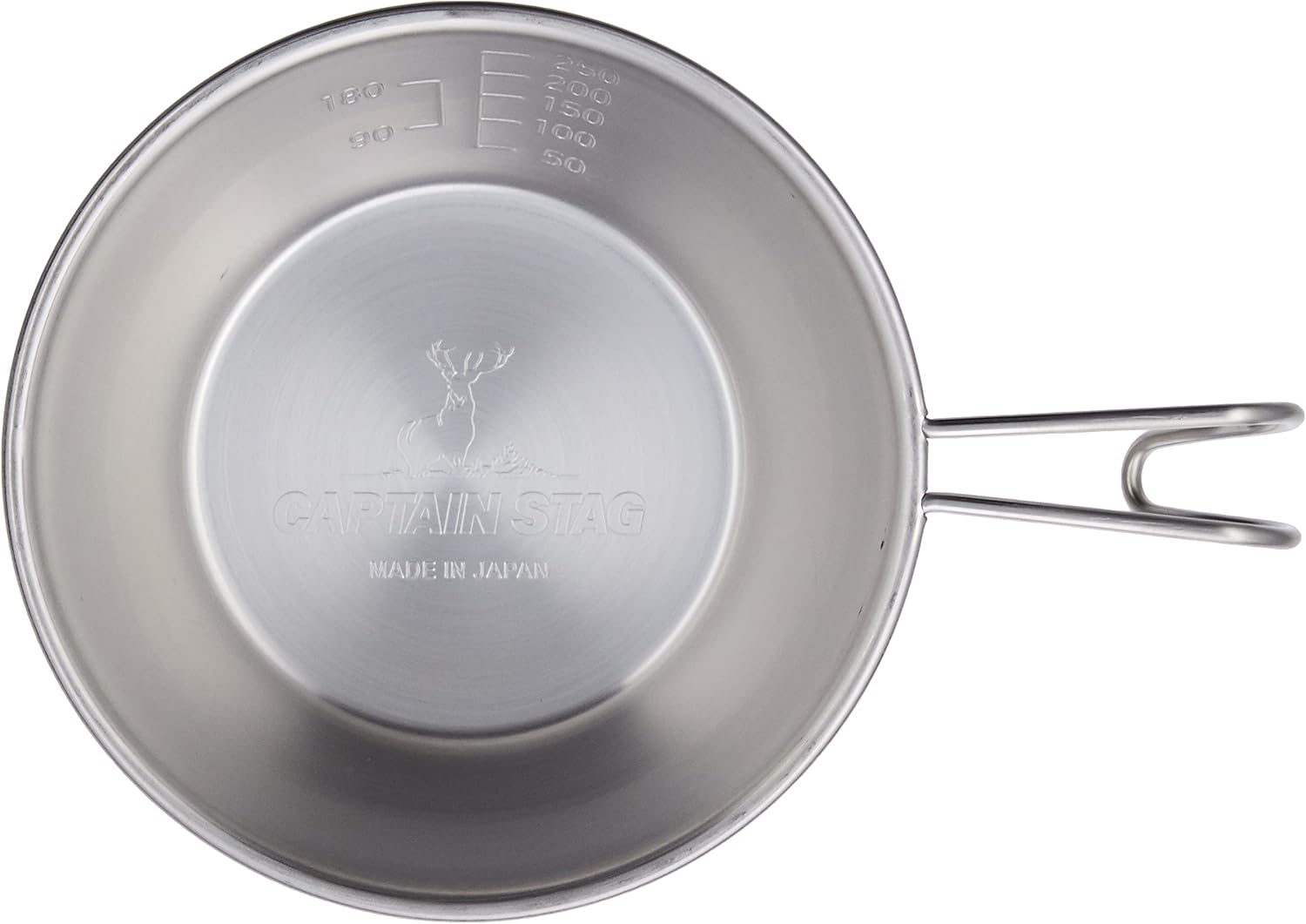 Captain Stag UH-48 Sierra Cup, Stainless Steel, 10.2 fl oz (320 ml), Spiral Finish, Stainless Steel, Made in Japan, Made in Tsubamesanjo, Silver