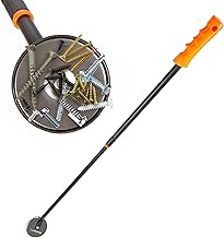 Telescoping Magnetic Pickup Tool - 40-Inch Magnet Stick with 50lb Capacity to Safely Retrieve Nails, Screws, and Metallic Objects by Stalwart (Orange)