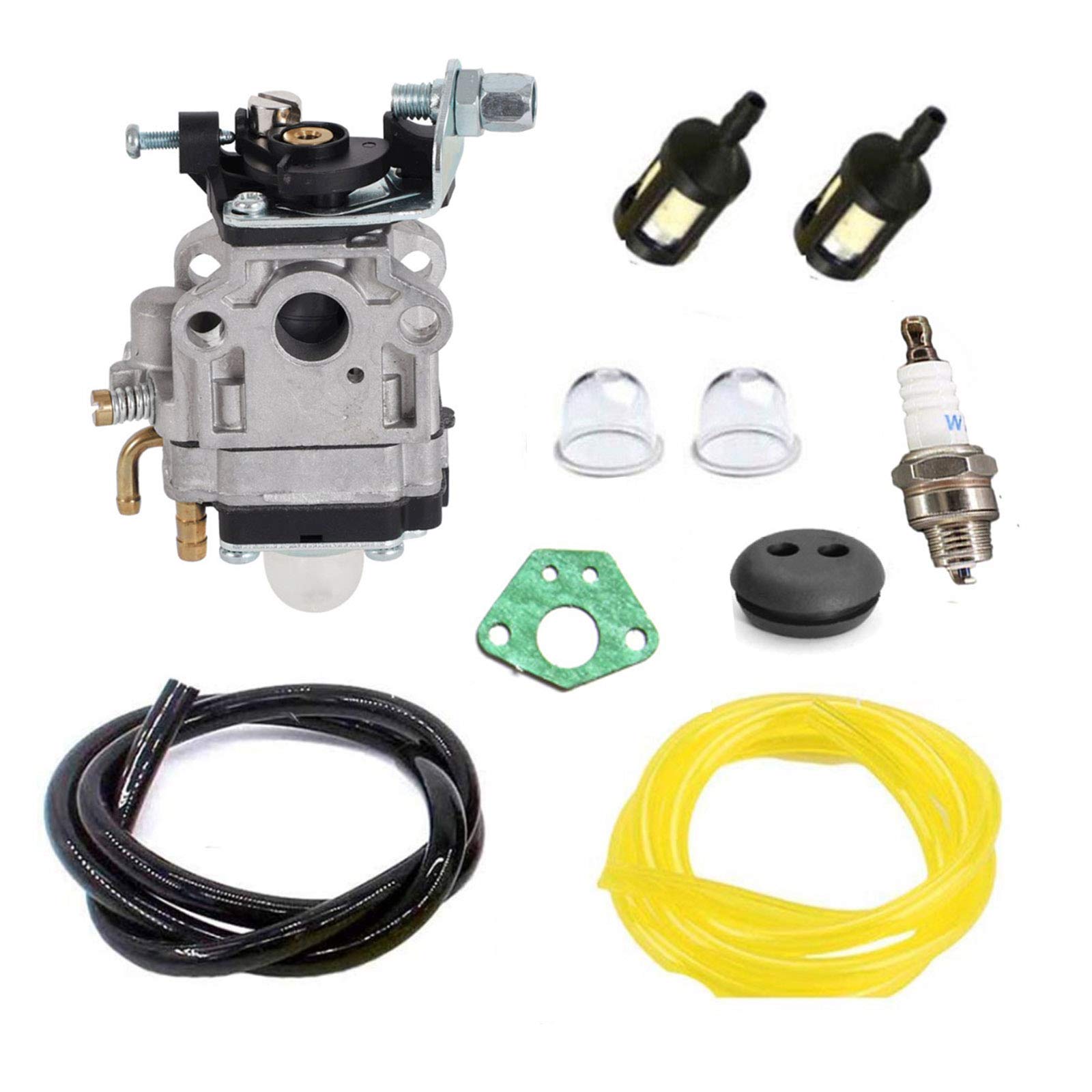 Shnile Carburetor Kit Compatible with Earthquake Huskee MC43ETSC MC43TSC Tiller Cultivator Carb