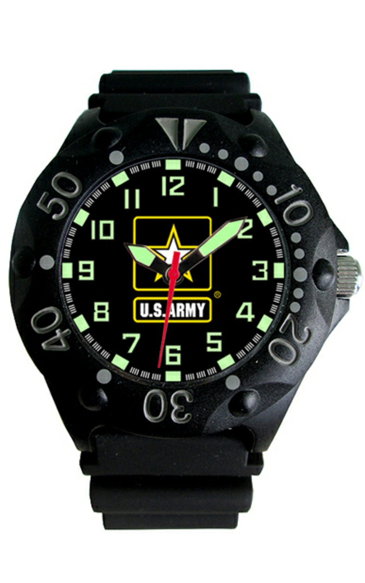 Aqua ForceU.S. Army Etched Dial Mens Dive Watch - 200m Water Resistant