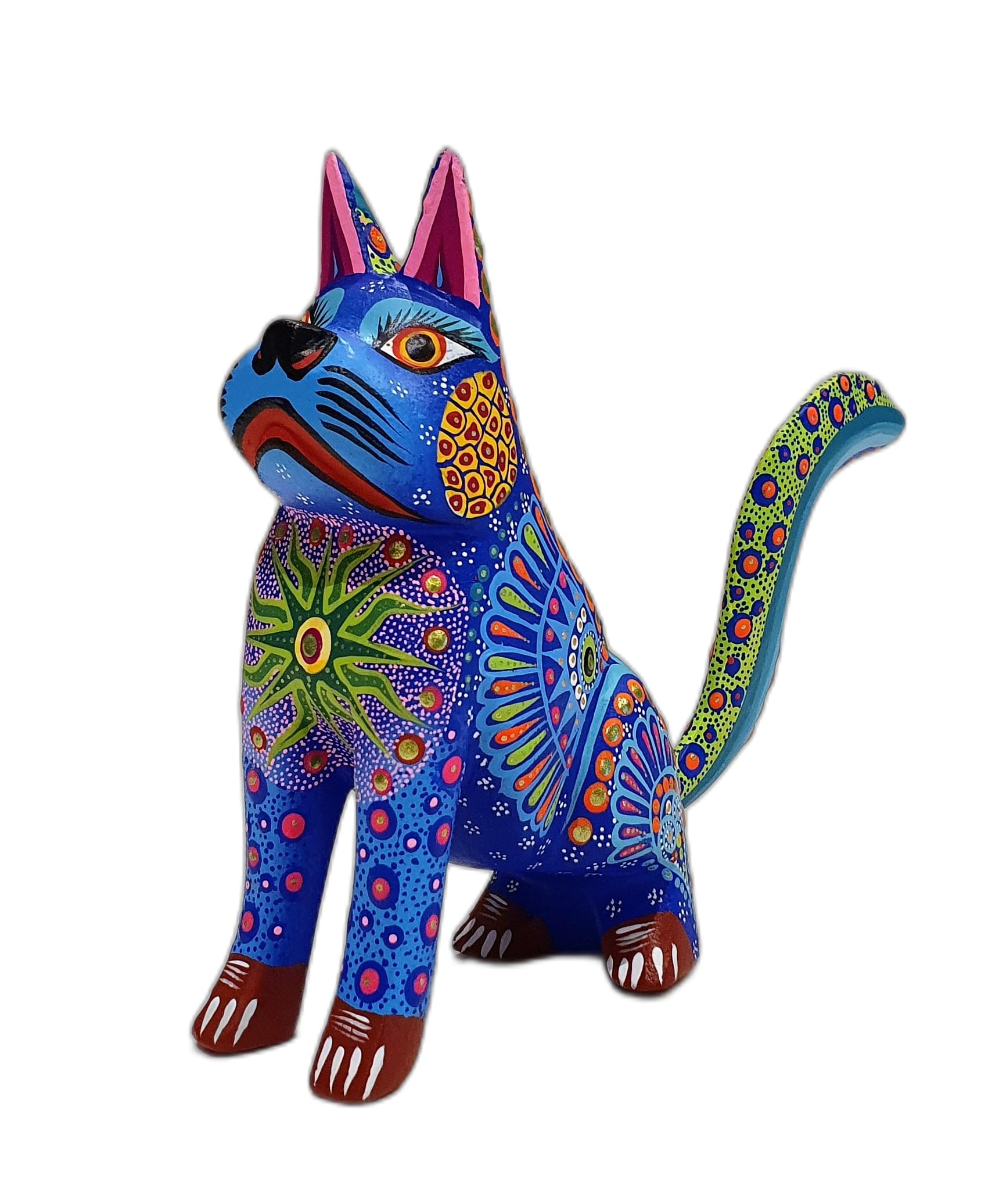 Amazon.com: ALKIMIA INC Mexican Alebrije Standing Dog Wood Carving