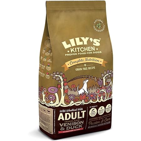 Lily's Kitchen Adult Venison and Duck Complete Dry Dog Food, 7 kg ...