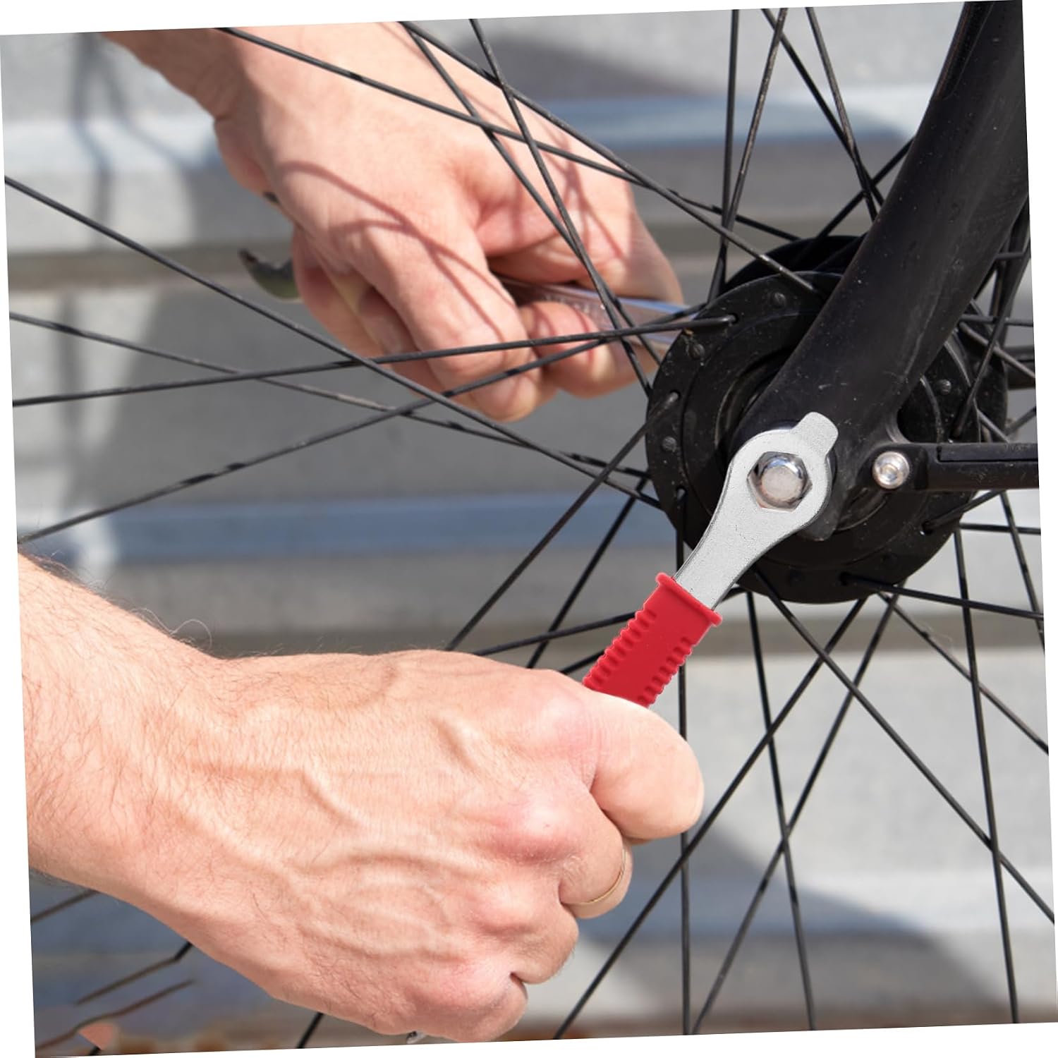 POPETPOP Portable Bicycle Repair Kit Complete Tool Crank Puller Multi-Tool for Mountain Biking and Road Cycling