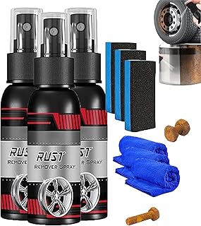 Multi-Functional Wheel Hub Renewal Agent, Multifunctional Metal Rust Remover, Multi-Powerful Automotive Rust Remover, Car Rust Removal Spray, Quickly Clean Car Rust Stains (3 PCS)