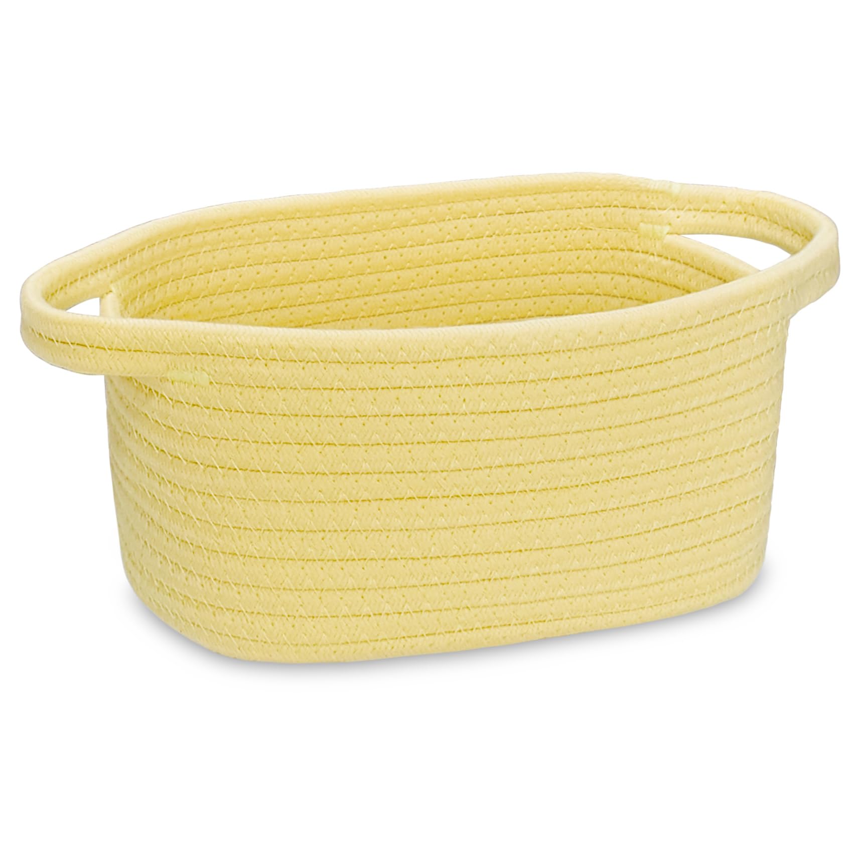 ABenkle Small Storage Basket, Mini Basket, Cute Tiny Cotton Rope Woven Basket, Shelf Basket, Boho Decorative Toy Storage Bin Gift Basket