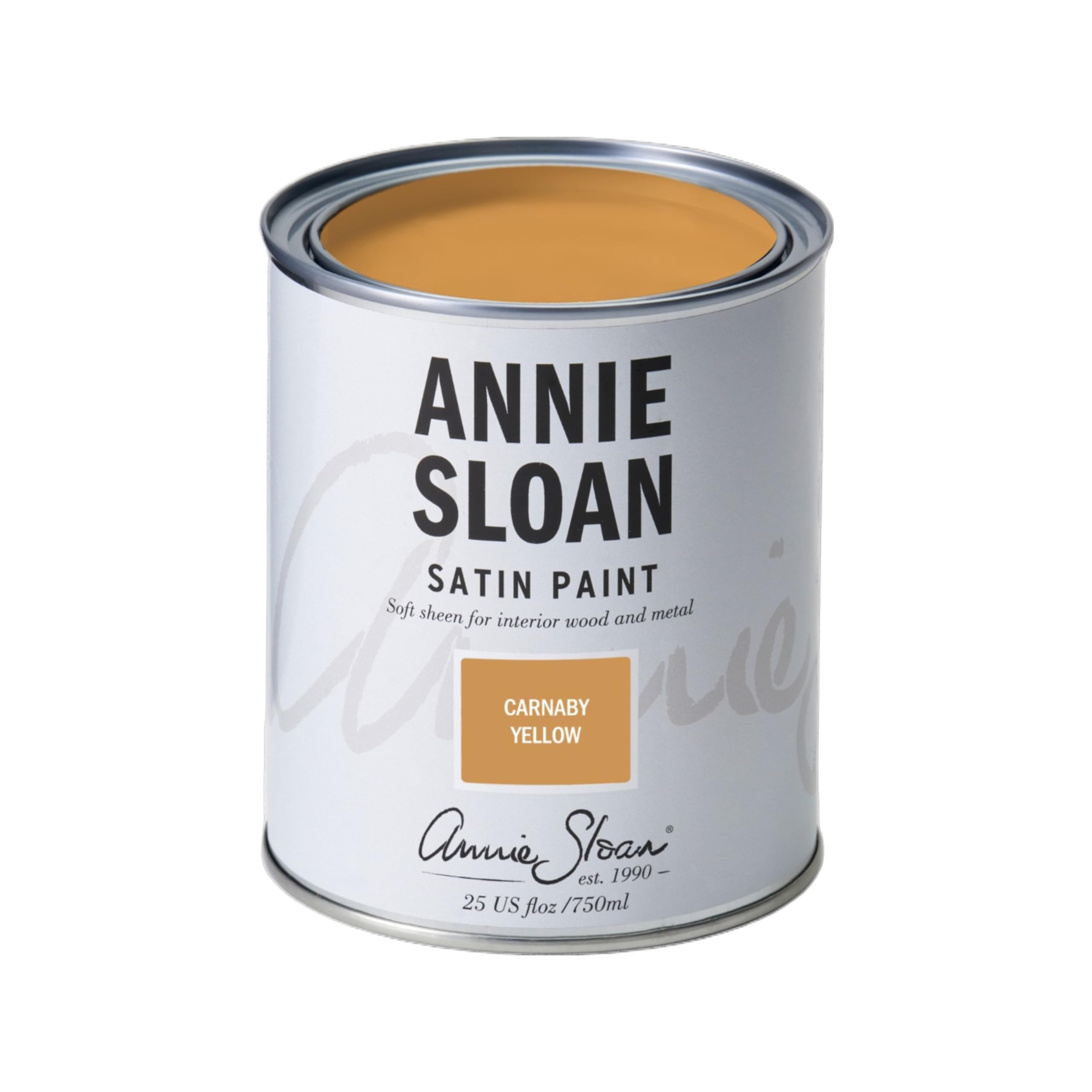 B&Q -  Satin Paint 750Ml Carnaby Yellow