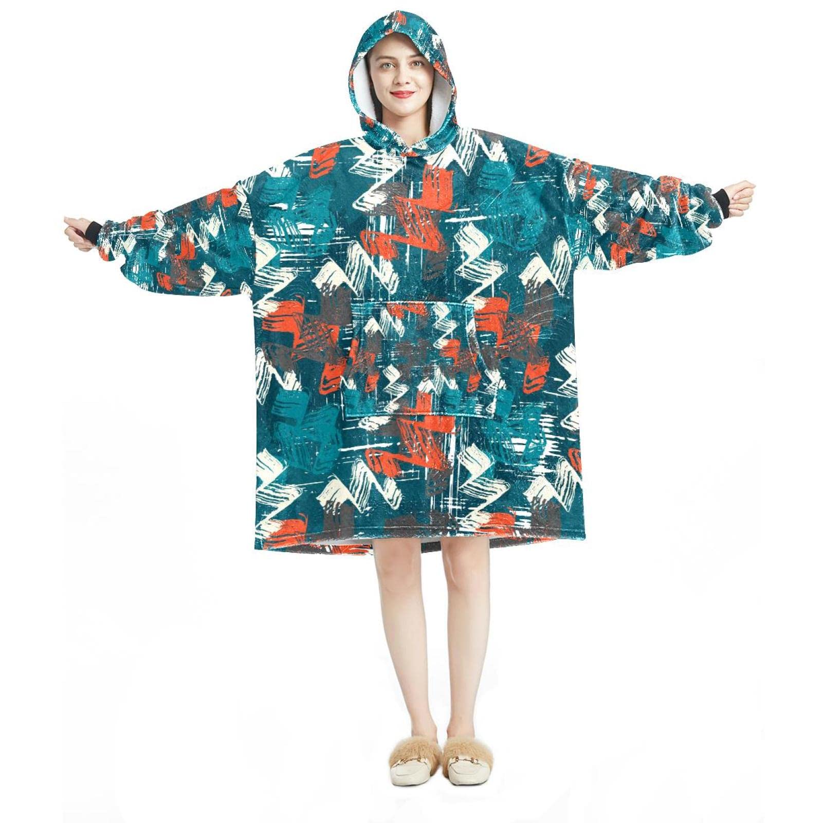 Sweat à capuche flanelle de qualité supérieure avec doublure sherpa épaisse