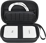 Elonbo Carrying Case for Canon Ivy 2/ Canon Ivy Mini Photo Printer, Portable Instant Smartphone Color Print Digital Camera Hard Travel Bag, Wireless Mobile Picture Printer Storage Holder, Rose Gold+