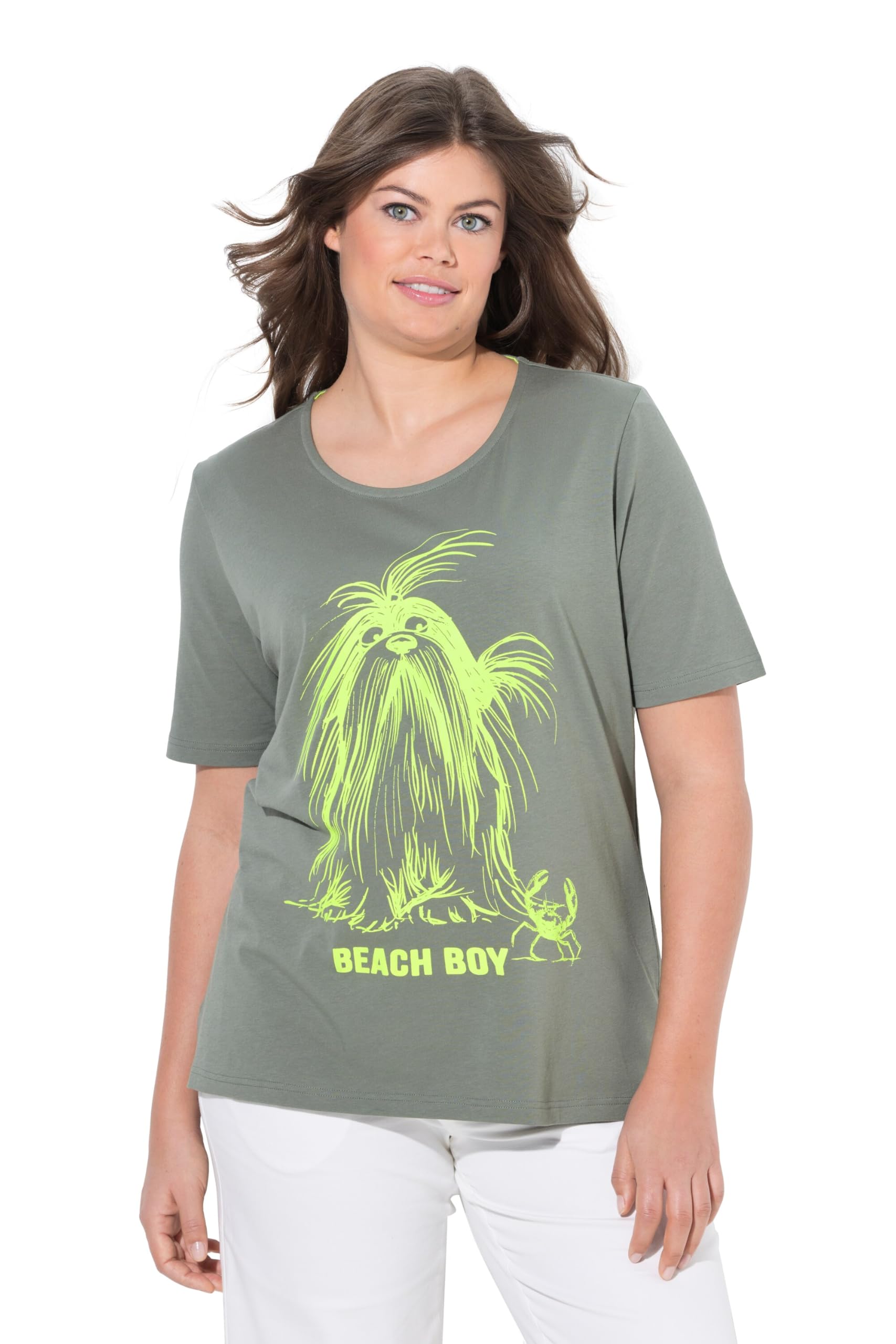Laurasøn T-Shirt, Rundhals, 1/2 Arm, Oeko-TEX Made in Green 837300