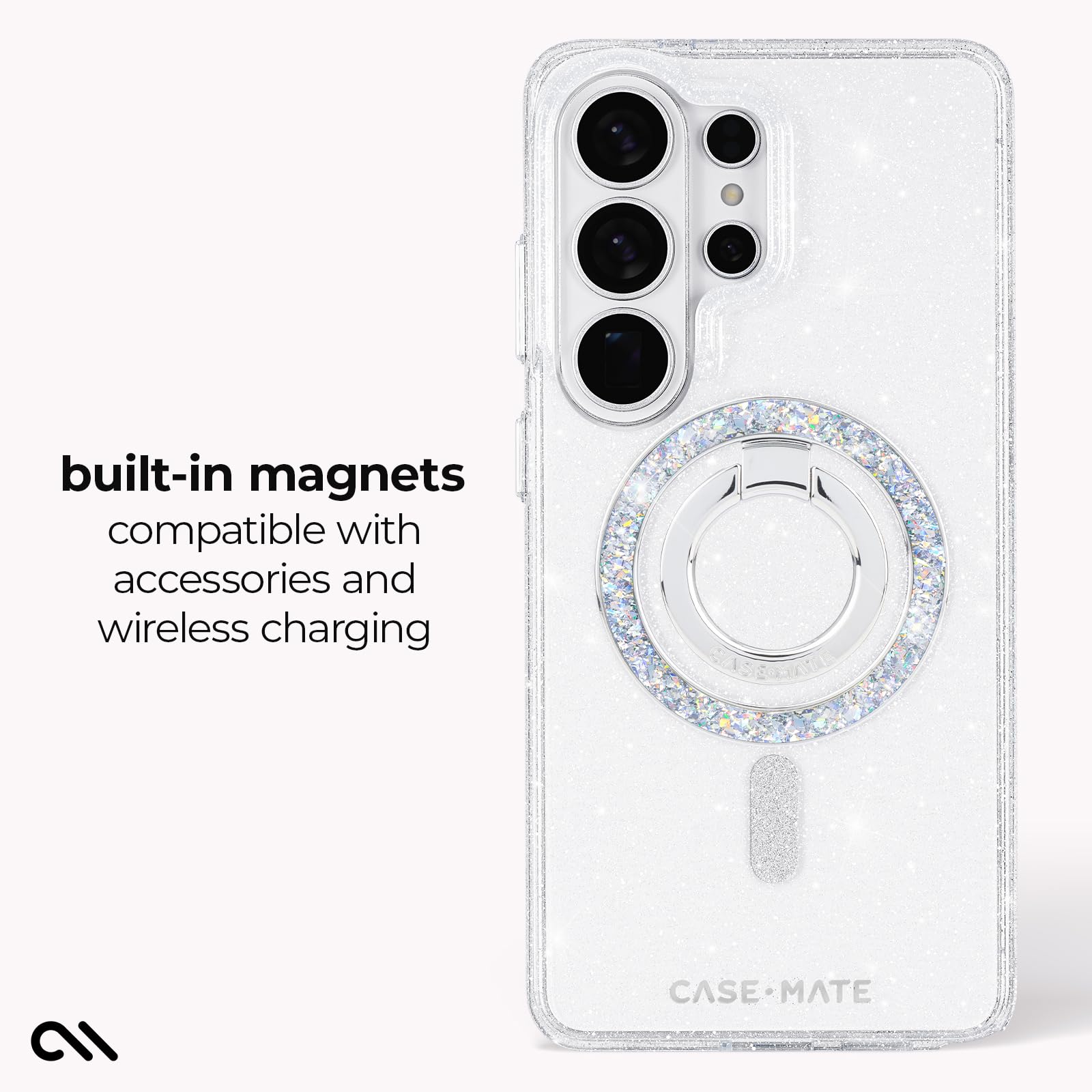 Case-Mate Etui na telefon Samsung Galaxy S26 Ultra [ładowanie magnetyczne i bezprzewodowe] - stylowe błyszczące etui na telefon z ochroną przed upadkiem 3,7 m - magnetyczne etui do Samsung Galaxy S26