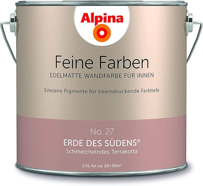 Alpina 2,5 L. Feine Farben, Farbwahl, Edelmatte Wandfarbe für Innen (No ...