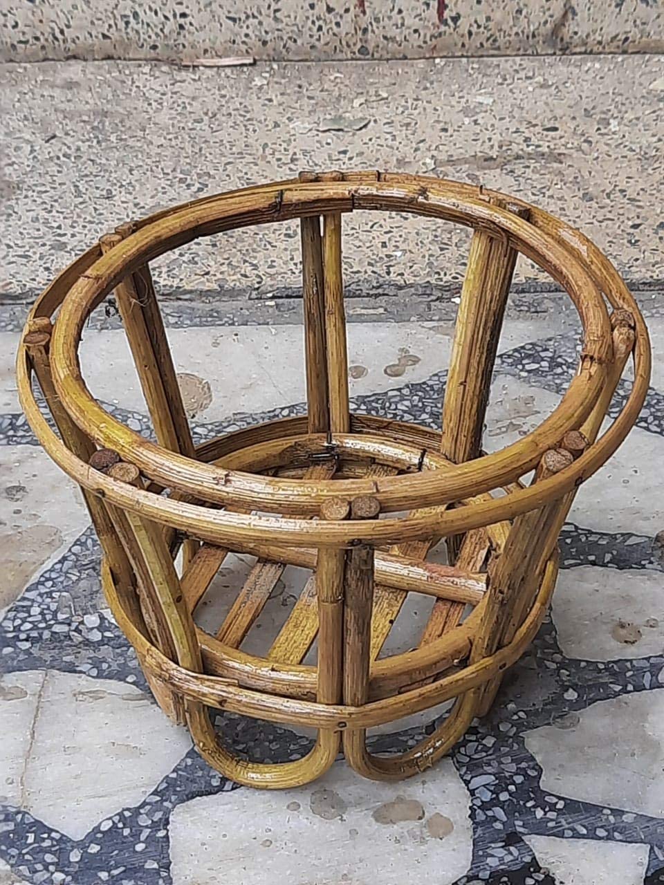 CRAFTCANE Cane Bamboo Planter Stand for Home Garden Balcony Living Room (Single PES) (B09RB13ZNH) Amazon Price History, Amazon Price Tracker