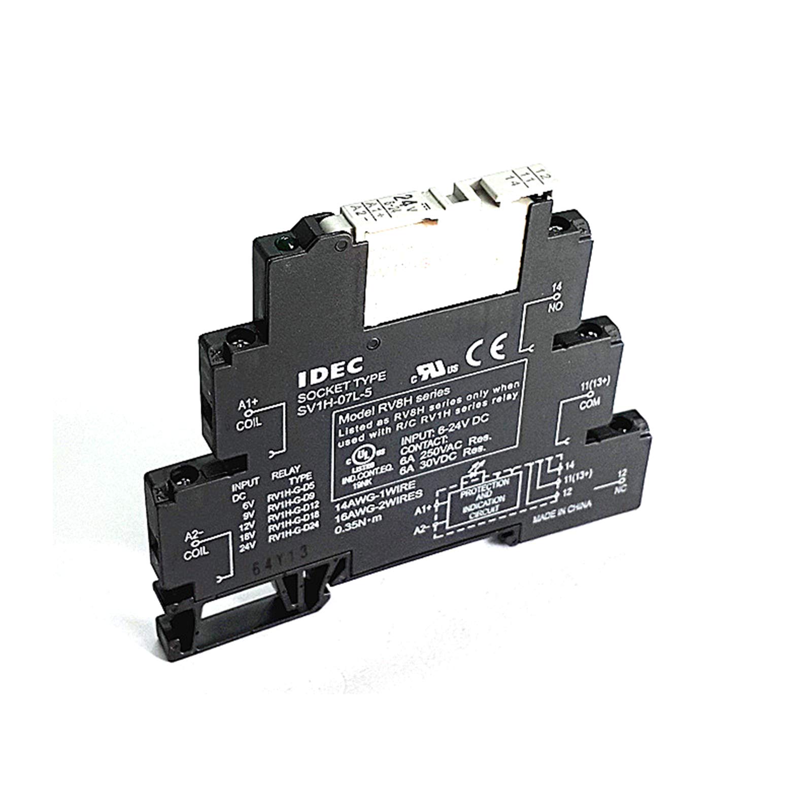 Carus Tool IDEC RV8H-L-D24 RV 6mm Assembled 24VDC New 1PCS