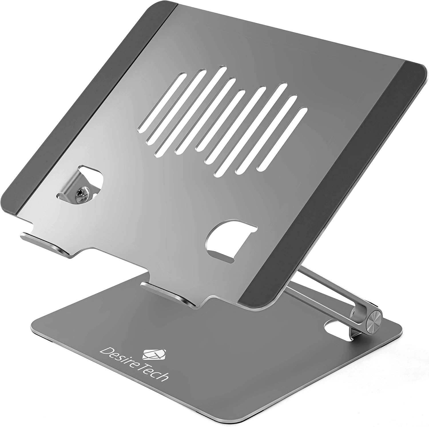 Laptop Stand Desk Standing Adjustable Computer Riser for Notebook, Tablet w/ Cooling Heat Vent