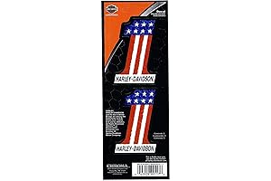 Harley Davidson Flag Embroidered Applique Sticker