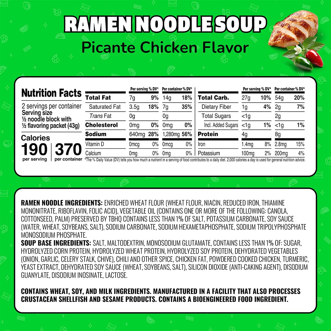 Maruchan - Brandclub - Maruchan Ramen Picante Chicken, Instant