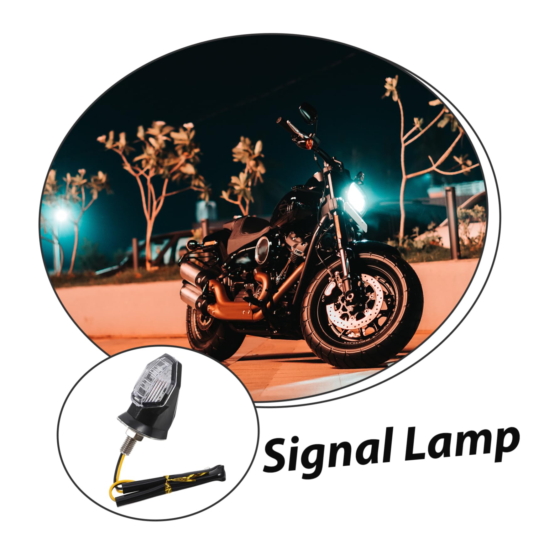 2 x wymienne kierunkowskazy LED do motocykli.