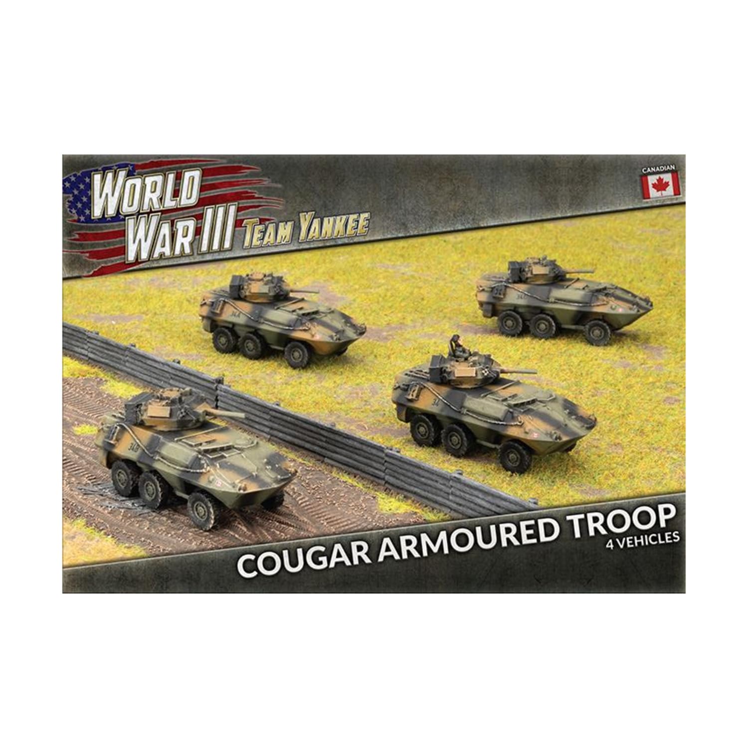 Team Yankee: Canadian - Cougar Armored Troop (x4)