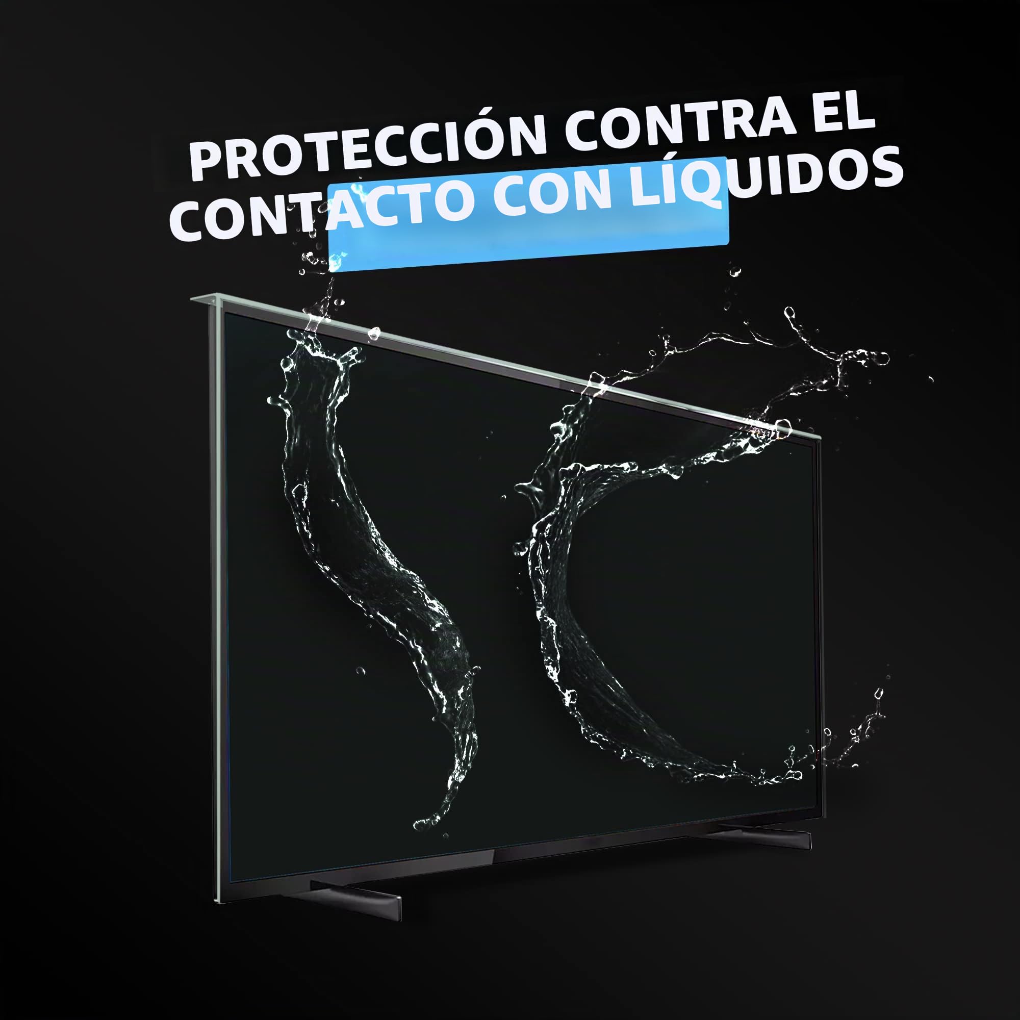 VENTON Protector de pantalla de TV de 82 pulgadas (32 pulgadas) – Película de TV para LCD, LED, 4K OLED y QLED HDTV Protector de Pantalla para TV – Protección contra daños TV – Suspendido y fijo