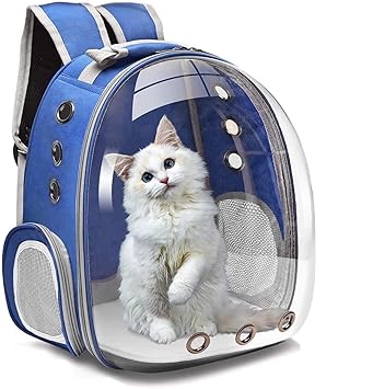 POODLES Cat Backpack Carrier Bubble Bag, Small Dog Backpack Carrier for Small Dogs, Space Capsule Pet Carrier Dog Hiking Backpack Airline Approved Travel Carrier