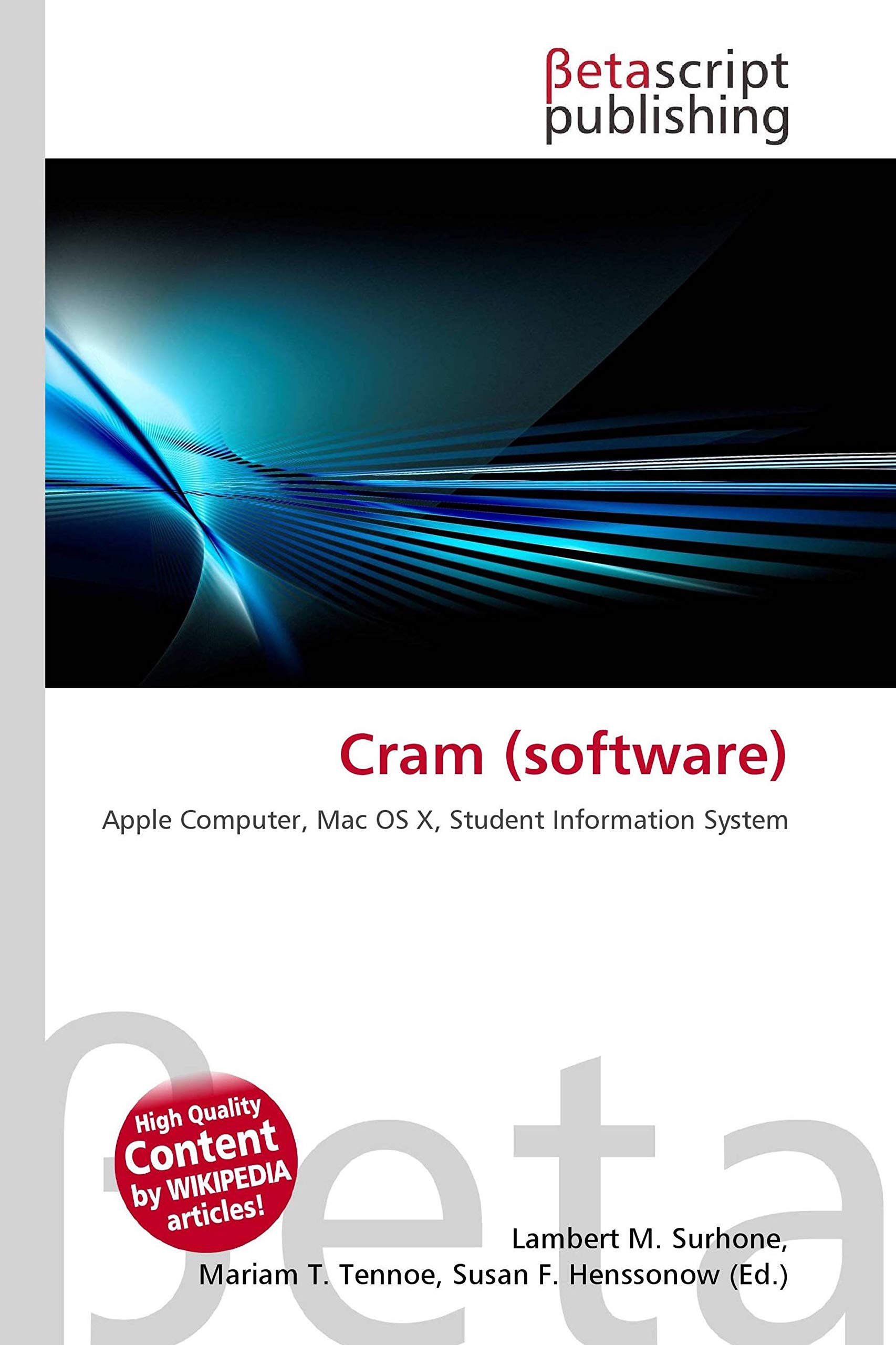 Cram (software): Apple Computer, Mac OS X, Student Information System