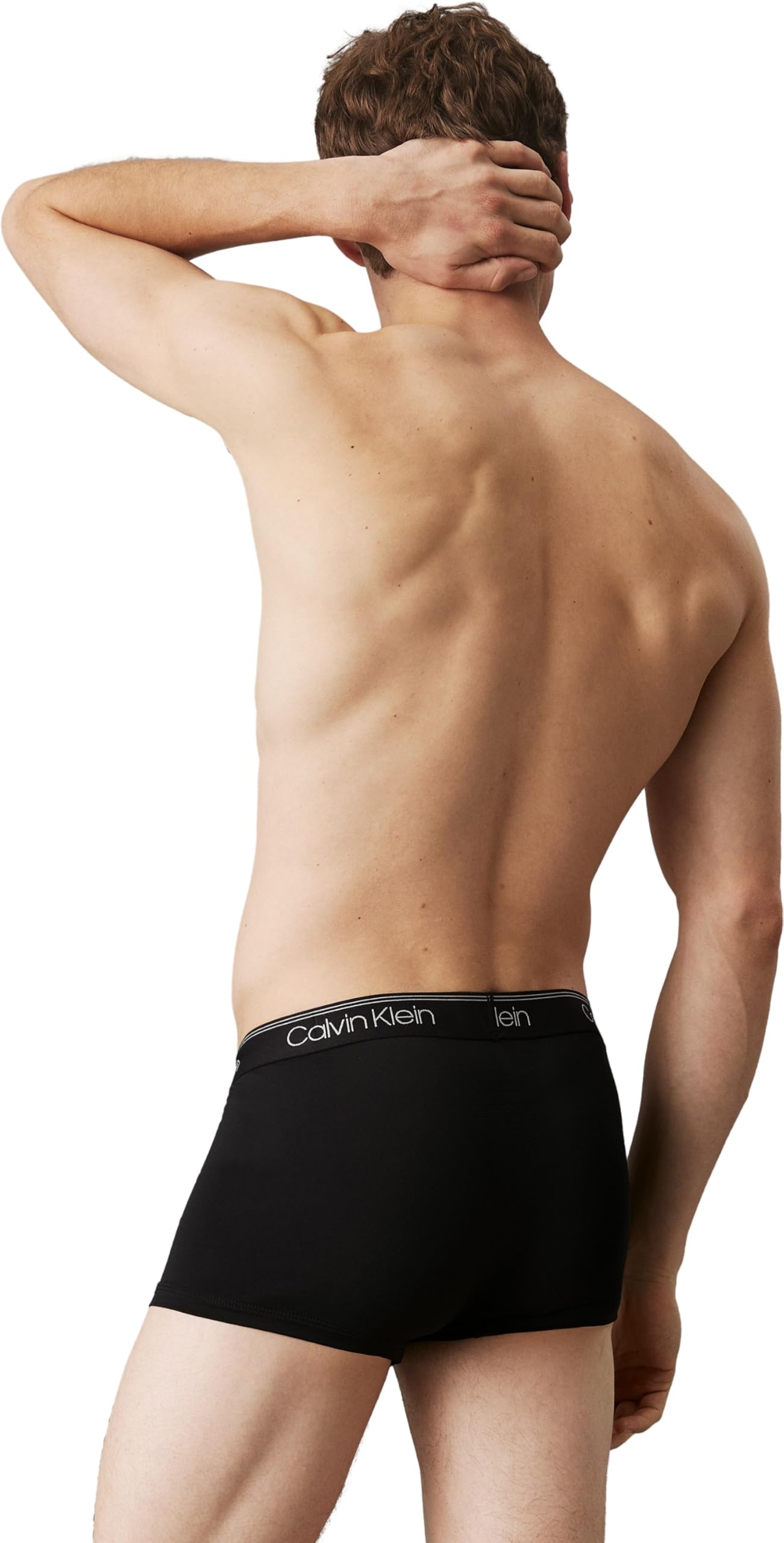 Calvin Klein Pack de 3 Calzoncillos Bóxer para Hombre Low Rise Trunk Algodón Elástico