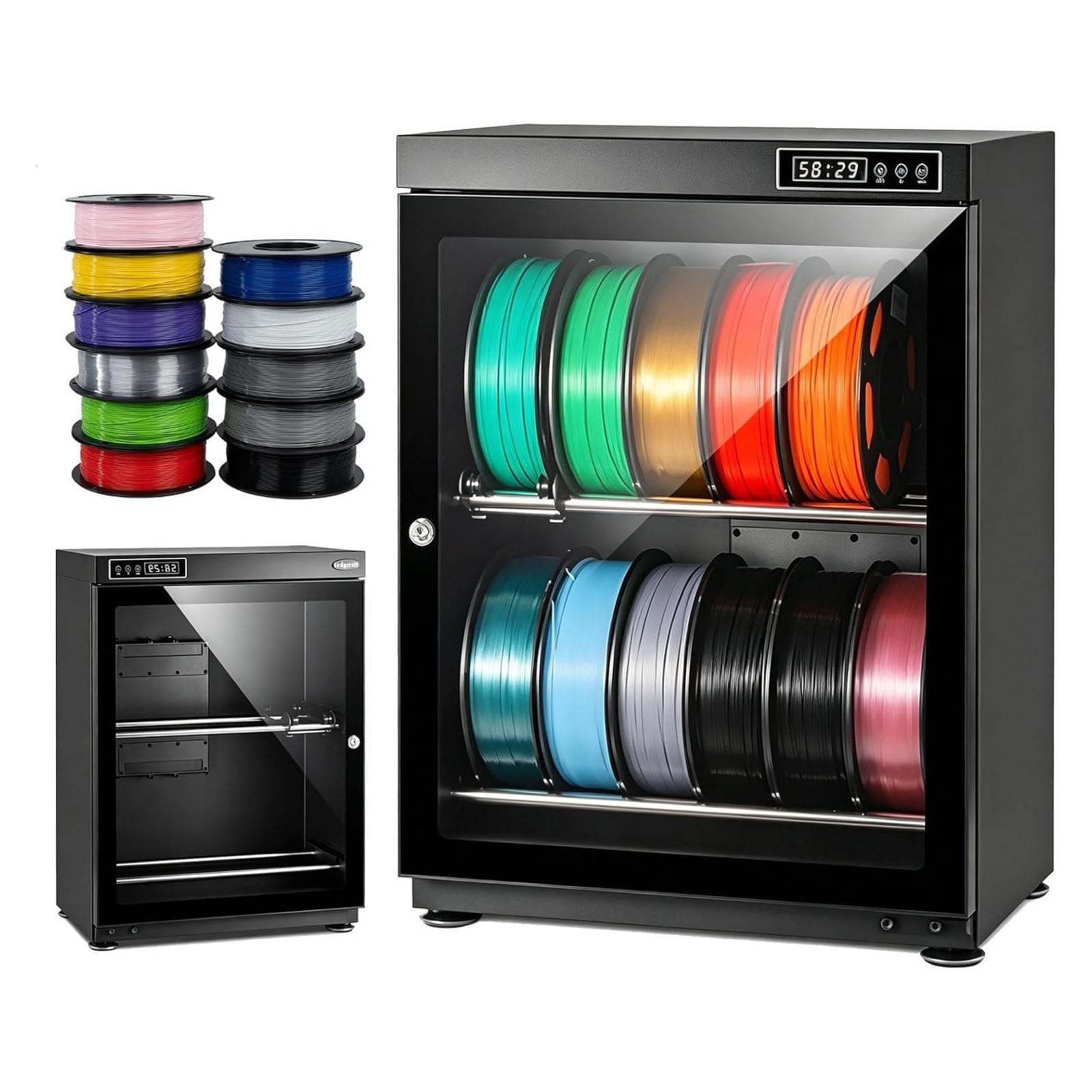 WEIMILOR 3D Printer Filament Dehydrator Storage Bin 70L