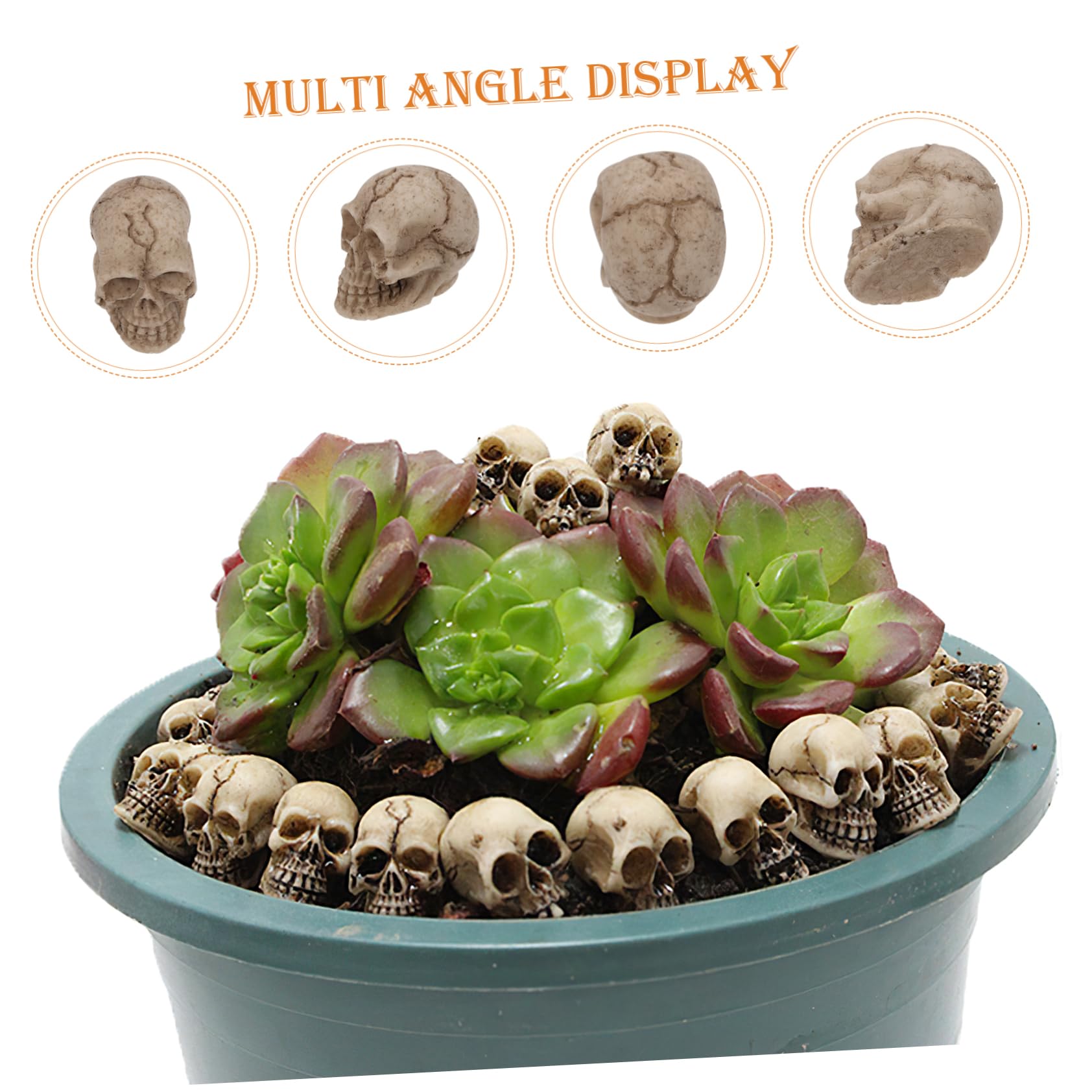 SUPVOX 80pezzi Decorazioni Halloween Miniature Scheletro Per Spaventosi Per Ed Per Halloweenosa