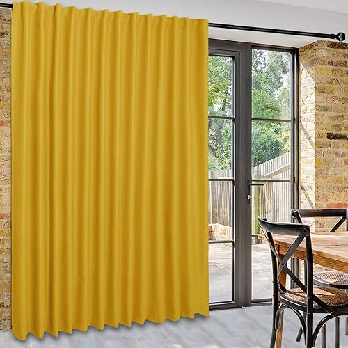 Miniatura 9 de DWCN Cortinas para puerta corrediza de patio - Cortinas extra anchas para puerta de vidrio, panel de cortina divisora de habitación con privacidad
