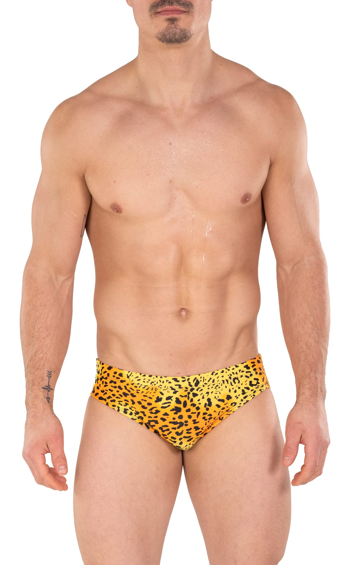 Mens New Hot Print Body Bikini Swimsuit