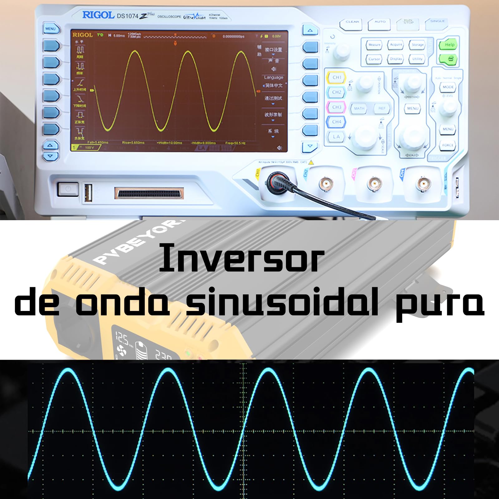 Inversor 12V 220V/230V Onda Pura 1500W/3000W Inversor Onda Pura | Avec fonction de télécommande. Utilisé pour l'alimentation électrique hors réseau, les camping-cars et les séjours en camping
