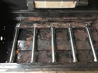 GFTIME Univerzális Rozsdamentes Acél Égő Csövek 3 Darabos Szett BBQ Gázgrillhez - Állítható 305-445mm FirePlus Char-Broil Kompatibilis 8