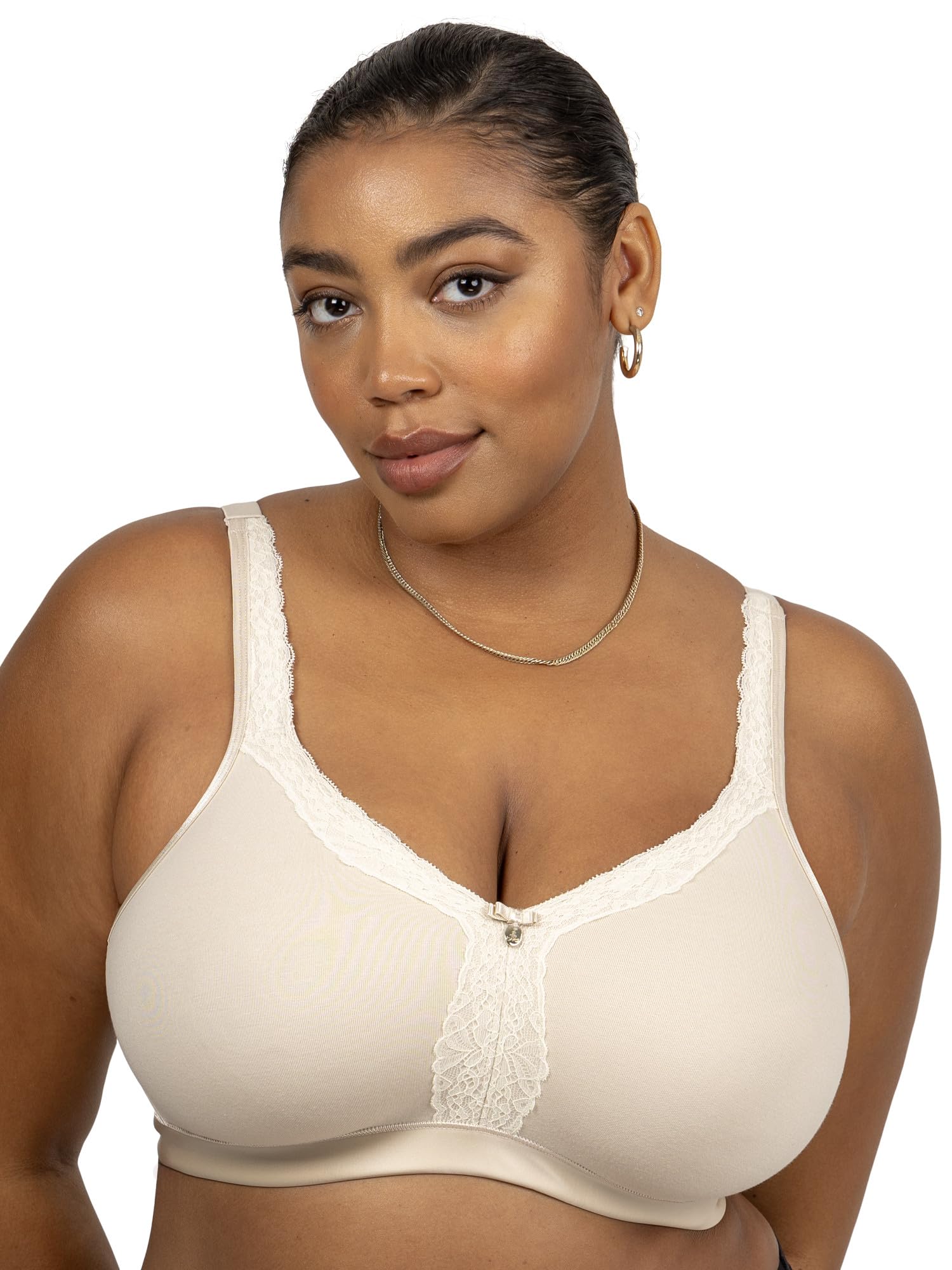 Curvy Couture Cotton Luxe Wire-Free Bra