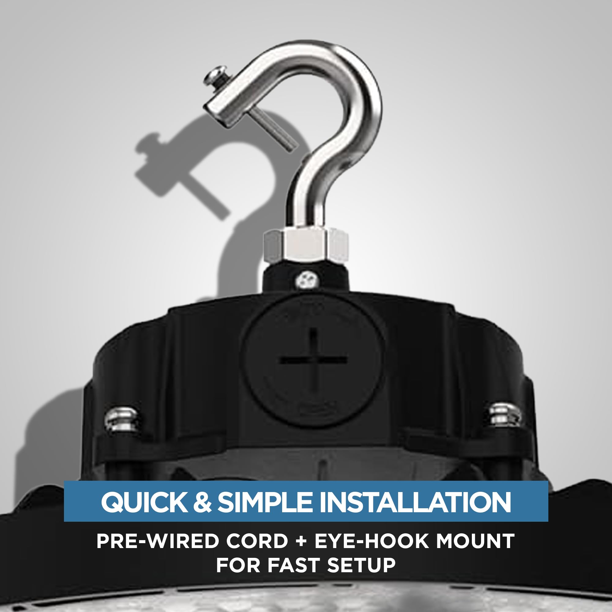 WareLight LED UFO High Bay Light 30 000 Lumen 200W 5000K Daylight Dimmable Commercial Ceiling Fixture 120 277V — view 8