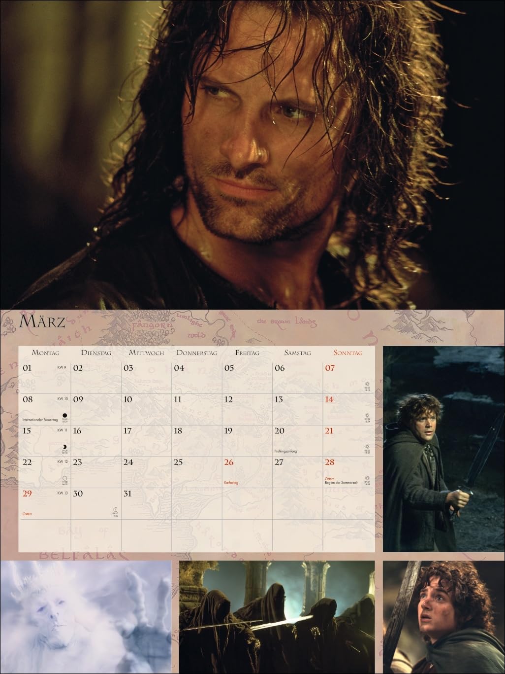 Der Herr der Ringe Broschur XL Kalender 2027: Wandkalender mit fesselnden Filmszenen aus der erfolgreichsten Filmtrilogie. Broschürenkalender 2027 mit Poster zum Heraustrennen.