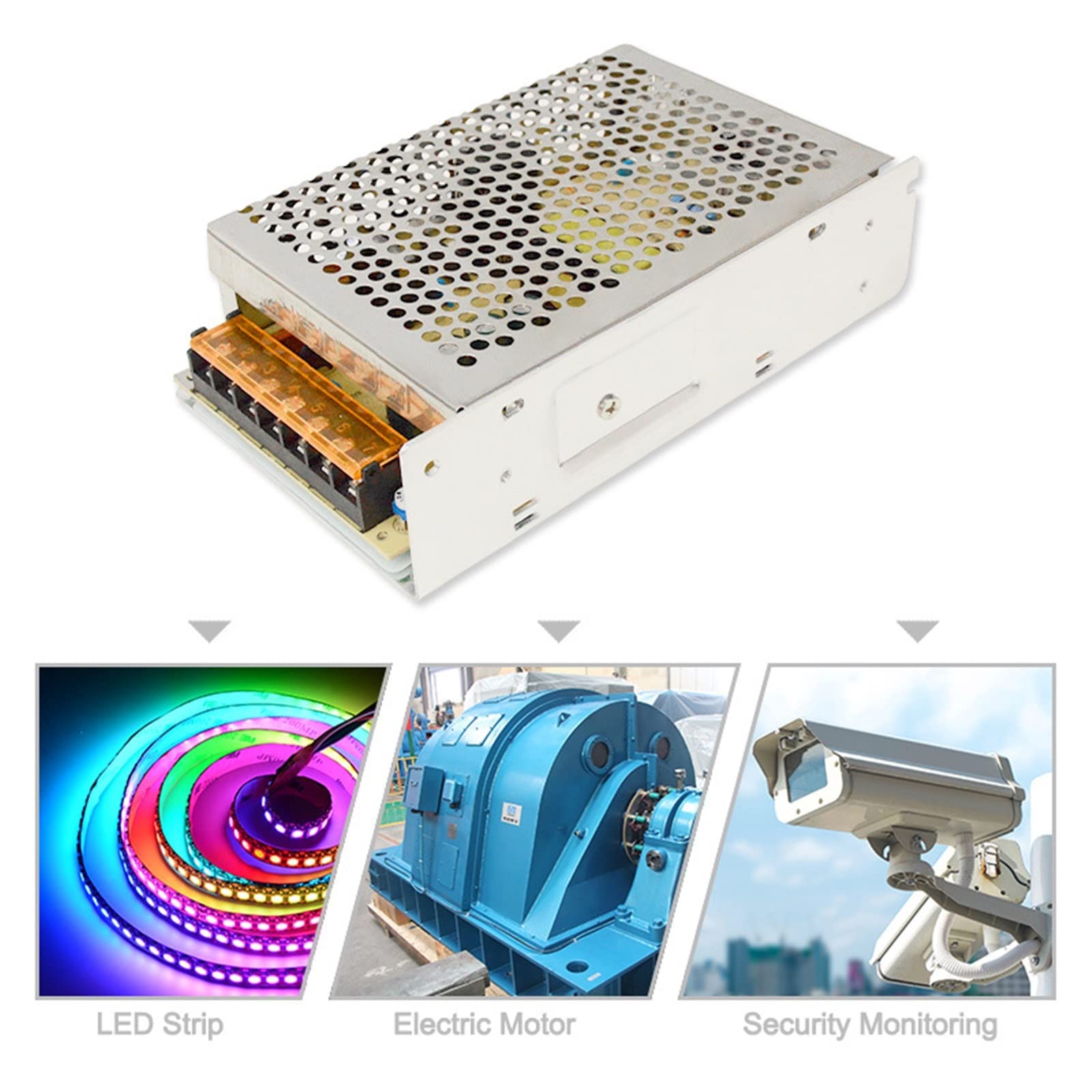 Przełączanie DOPROWADZIŁO Adapter źródłowy Transformatory oświetlenia zasilacza SMPS Do DOPROWADZIŁO Paski DC Stabilizator prądu zasilacza(24V,360W)
