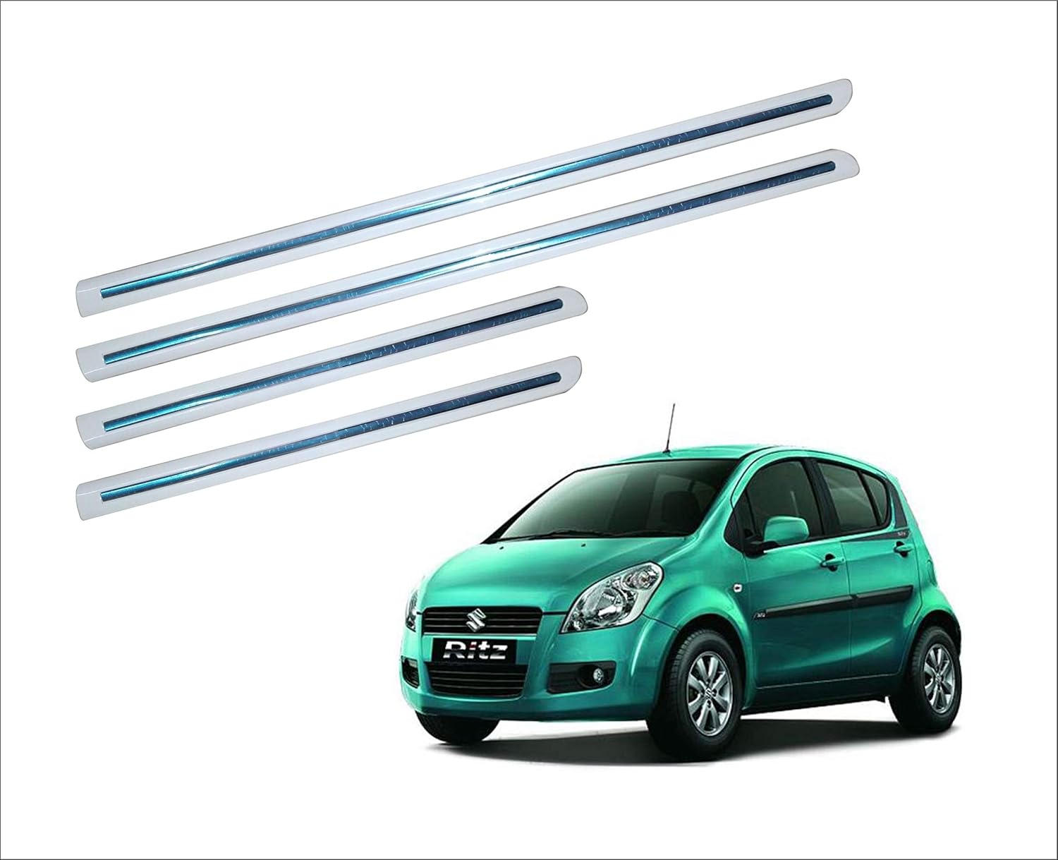 Car Door Side Beading Maruti Suzuki Ritz Old line White Material with