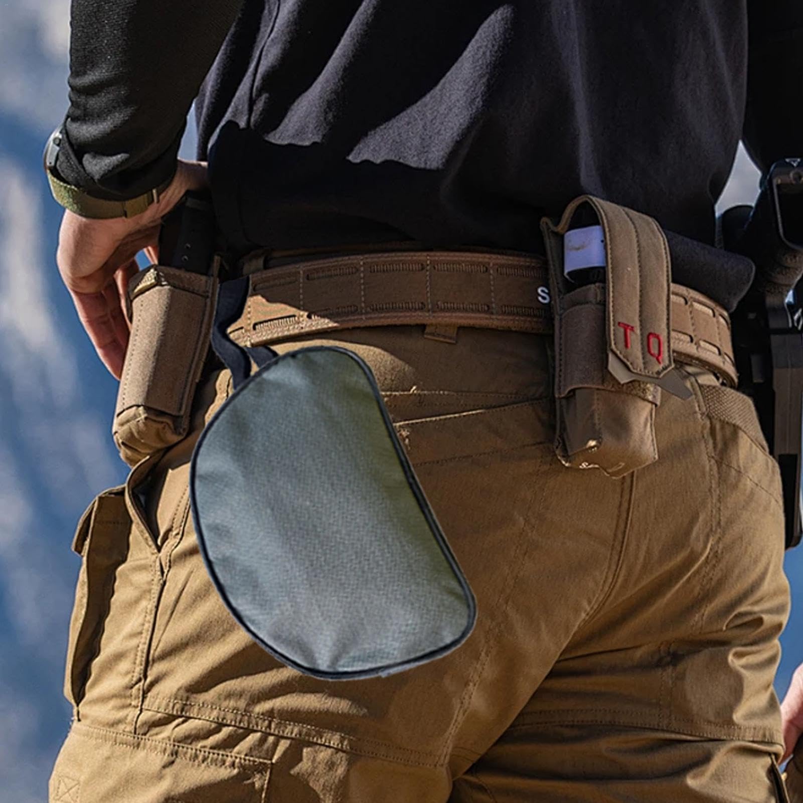 Custodia per ramponi, borsa da viaggio per articoli da toeletta con cerniera per vestiti, borsa per attrezzi da arrampicata, borsa con cerniera per escursionismo, arrampicata, campeggio
