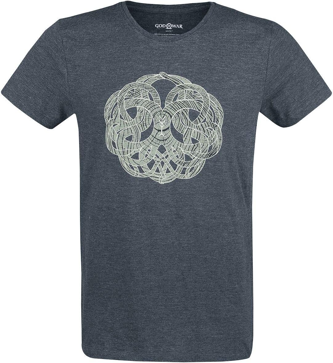 God of War Yggdrasil T-Shirt Mottled Blue M