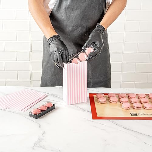 Miniatura 5 de Bag Tek - Bolsas de almuerzo desechables de 2 libras, 100 bolsas resistentes para llevar, parte inferior plana, ideal para restaurantes, cafeterías