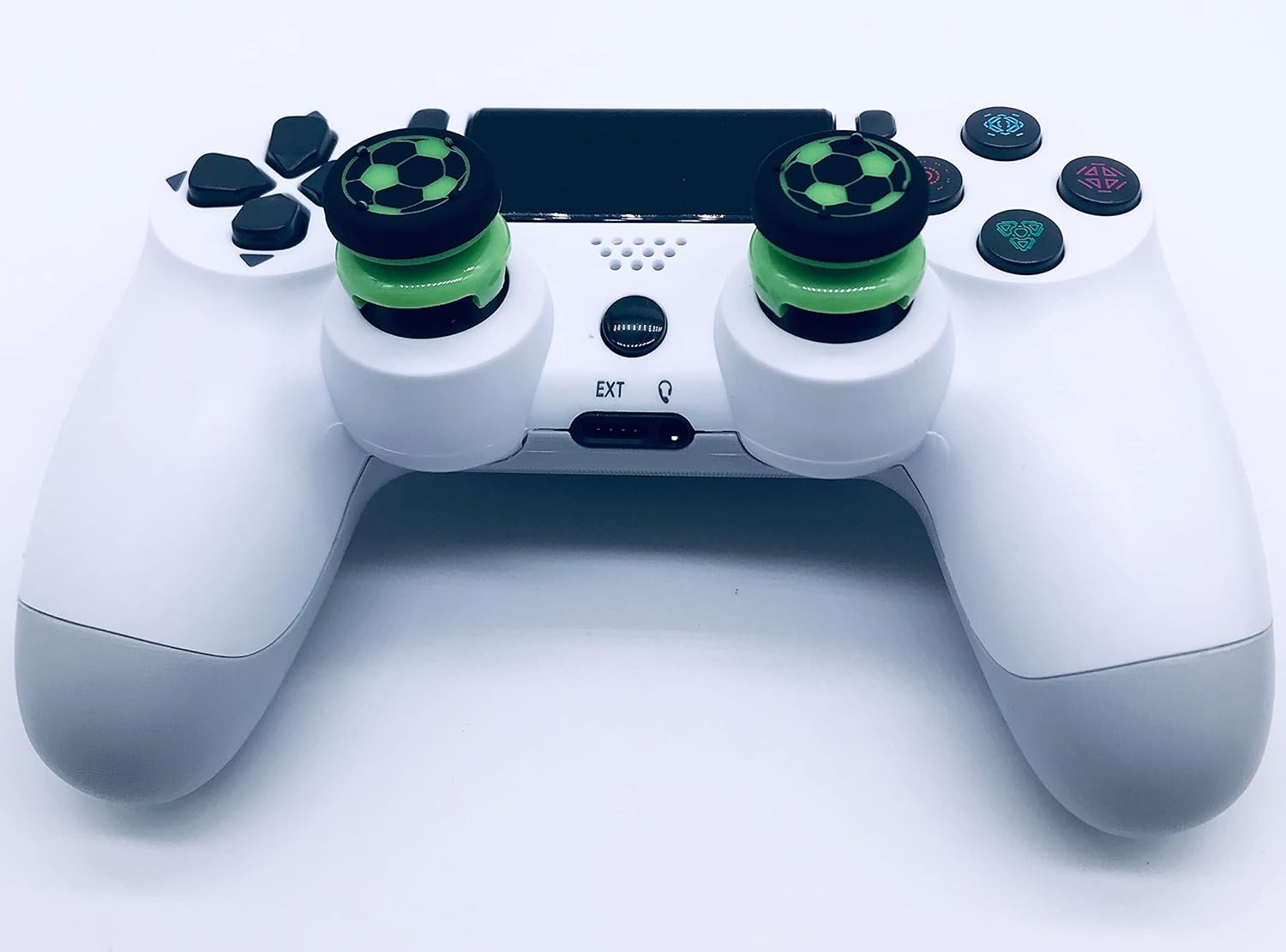 for Playstation 4 PS4 Xbox 360 PS3 Silicone Analog Extender Thumb Grip Cover Joystick Cover Thumb Stick Cover Plus Height Rocker Cover (Green)